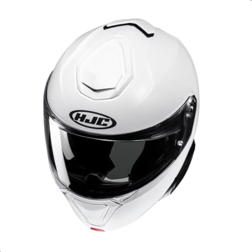 HJC i91 Solid Modular Motorcycle Helmet with HJ-33 Pinlock Shield, DOT Approved (Semi Flat Black, Medium)