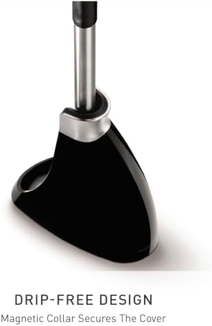 simplehuman Toilet Brush with Caddy Stainless Steel, Black