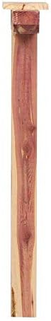 Gibraltar Mailboxes Cedar Drive-In Aromatic Cedar Wood, Mailbox Post, DPK00000