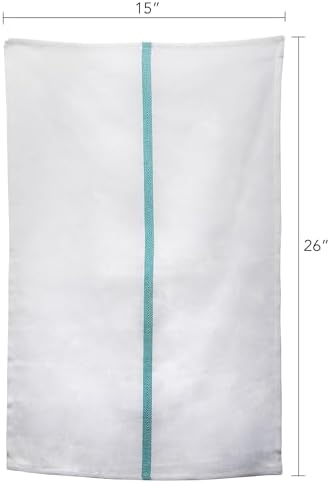 Diane 100% Cotton Barber Towels, 15"x26", Soft and Absorbent Multipurpose Towels for Salon, Spa, and Barber Shop Use, Machine Washable, White, 12 Pack