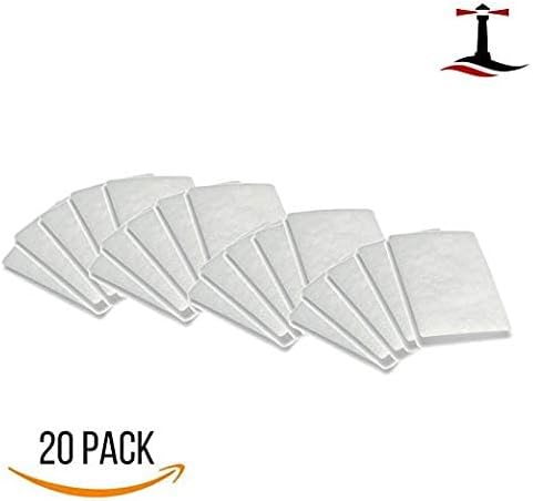 20-Pack Disposable CPAP Filters for ResMed AirSense 10 / AirCurve 10 / S9 / AirStart – Replacement CPAP Machine Filters for Dust, Pollen, Allergens