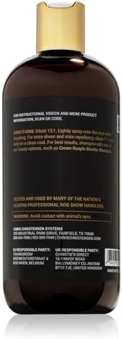 Crown Royale Magic Touch Formula 1 Pet Grooming Spray Concentrate, No Heavy Build-Up, Finishing Spray, Prevents Coat Matting