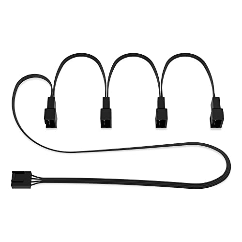 ARCTIC 4-Pin PWM Fan Splitter Cable - PST Extension-Cable for 4 Case Fans
