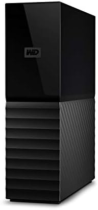 Western Digital 6TB My Book Desktop External Hard Drive, USB 3.0, External HDD with Password Protection and Auto Backup Software - WDBBGB0060HBK-NESN