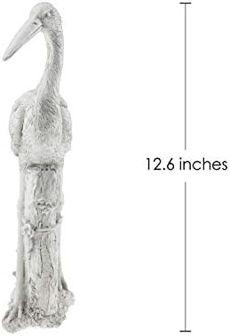 Bird Resin Garden Statue | Outdoor Indoor Figurine Gift Decoration for Home Décor, Patio, Yard, and Garden