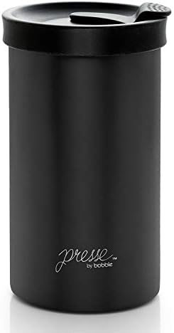 PRESSE by Bobble French Coffee Press Insulated Travel Tumbler 13 oz Black | Yes