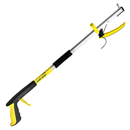 RMS 26 Inches Folding Grabber Reacher with Ergonomic Handle | Folding Reaching Tool, Pick up things from the floor