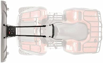 WARN 88188 Powersports ATV Center Kit Snow Plow Mount for Yamaha Grizzly & Kodiak , Black
