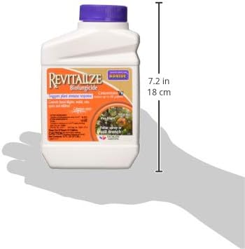 Bonide Revitalize Biofungicide, 16 oz Concentrate Disease Control for Organic Gardening, Controls Blight & Mold