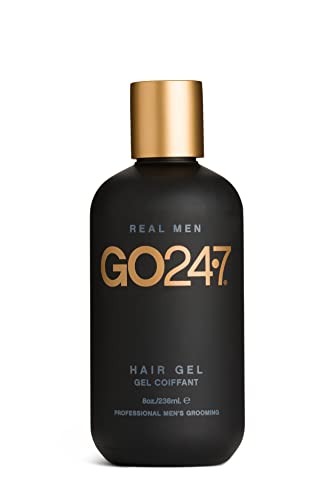 GO247 Hair Gel - Medium Hold Styling Gel for Men - Creates Definition with Flexible