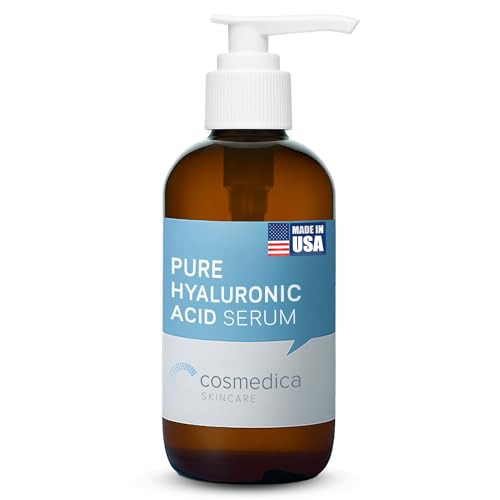 Hyaluronic Acid Serum for Skin 100% Pure Anti Aging Intense Hydration Moisture Non greasy Paraben free, Wrinkle Reducing and Brightening Serum (Pro Formula) 2oz