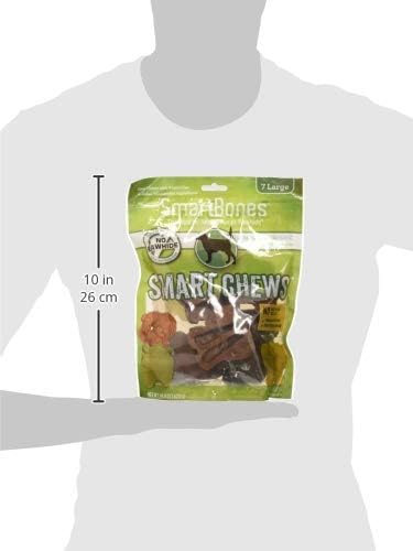 SmartBones Smart Chews, Rawhide Free Dog Chews, Treats for Dogs Made with Real Chicken and Vegetables, 14 Count Small | With Real Chicken & Veggies, No Grain Added and No Artificial Colors, Easy To Digest Chew Supports Dental Health, Small Dogs