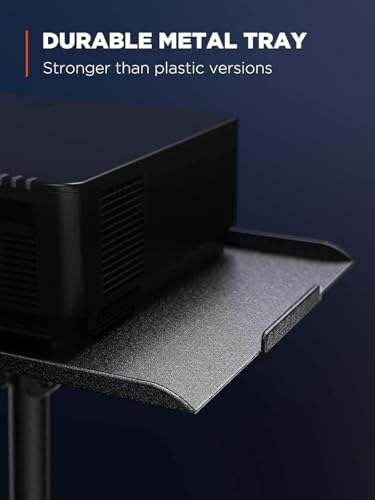 AMADA Projector Stand, Laptop Stand with Adjustable Height 22 to 36 inch, Heavy Duty Projector Mount as DJ Racks, Portable Projector Tripod Stand