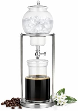 NISPIRA Luxury Ice Cold Brew Dripper Coffee Maker in Stainless steel, 600 ml Copper