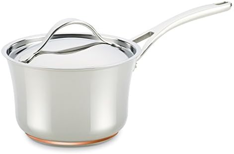 Anolon Nouvelle Stainless Steel Cookware Pots and Pans Set, 10 Piece | Stainless Steel Cookware Set with Lids, Oven Safe to 500°F, Durable Everyday Cooking, Dishwasher Safe