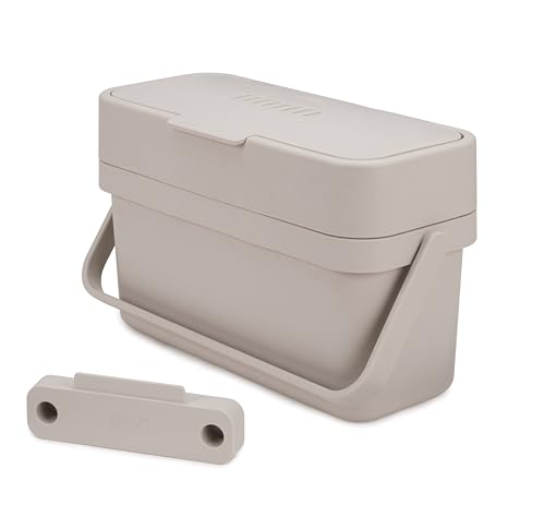 Joseph Joseph Compo Wall Mountable Compost Caddy, 1 Gallon