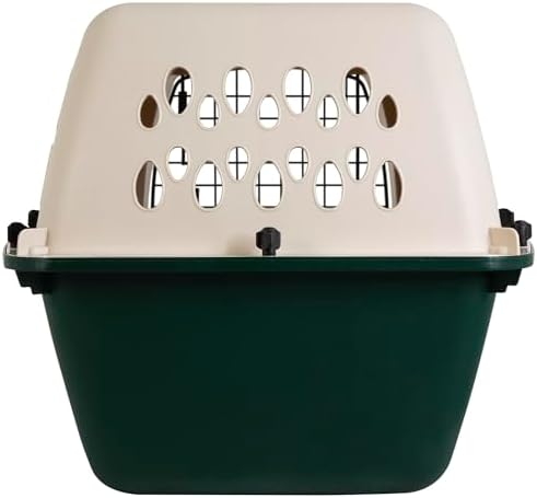 Petmate Ruffmaxx Camouflage Dog Kennel Pet Carrier & Crate 40" (70-90 Lb), Outdoor and Indoor for Large, Medium, and Small Dogs - Made from Recycled Material w/ 360-Degree Ventilation, Made in USA