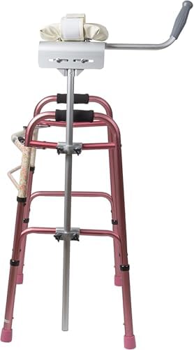 MABIS Walker Platform Attachment With Adjustable Padded Cuff, No Tools Needed, Attaches to Most Walkers, FSA and HSA Eligible