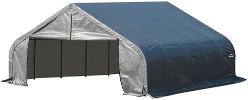ShelterLogic ShelterCoat 22 x 20 x 1 ft Green Garage Peak