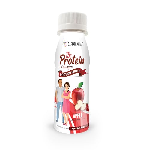 BariatricPal Apple Protein & Collagen Shots - 15g Complete Protein
