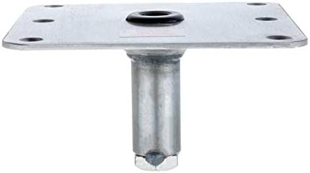 Swivl-Eze attwood SP-67739 Swivl-Eze Lock'N-Pin Stainless Steel 7-Inch x 7-Inch Non Threaded Boat Seat Pedestal Base | Non-threaded for 3/4 in pin socket, needs 2-3/4 in mounting hole, satin finish, exceeds ABYC standards, Type B rating