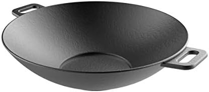 Classic Cuisine Cast Iron Wok, 14-Inch