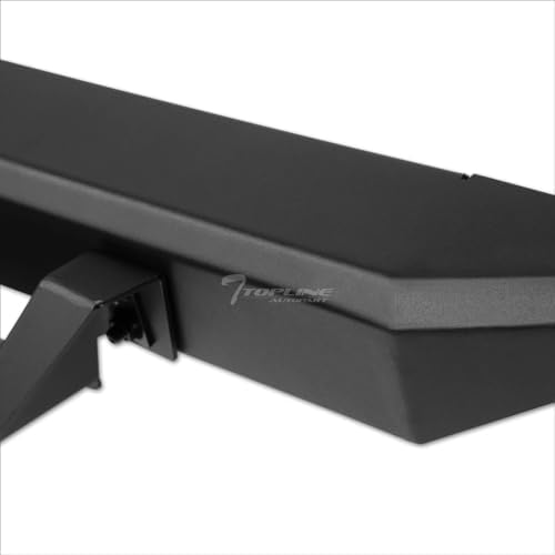 7422446042025 Compatible with 2022-2024 Toyota Tundra Double (Extended) Cab Matte Black Steel Modular LED Drop Step Side Nerf Bars