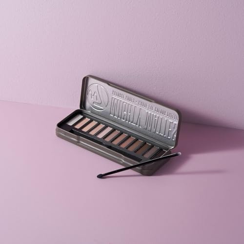 W7 Mighty Mattes Eyeshadow Palette - 12 Nude Shades | Long-Lasting Matte Eyeshadows, Flawless Natural Finish