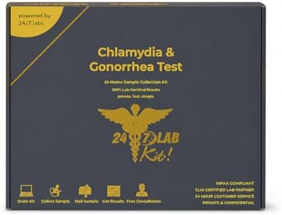 STD Testing Kit for Men and Women Chlamydia and Gonorrhea Screening Discreet and Accurate Results Private and Secure CLIA Certified Labs