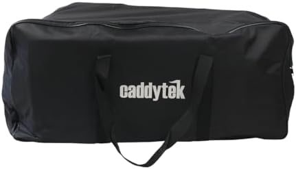 CaddyTek Golf Cart Carry Bag – Foldable Travel Case for Push Carts,Fits 3 Wheels and 4 Wheels