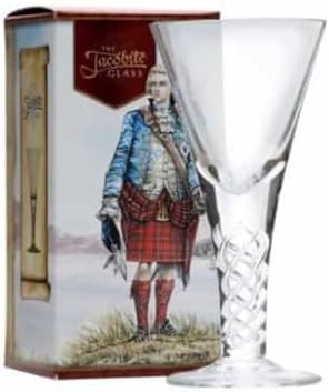 GLENCAIRN Crystal The Jacobite Dram Whisky Toasting Glass 2.3 fl oz - A Wee Dram Glass for Scotch, Whiskey, Liquer & Spirits