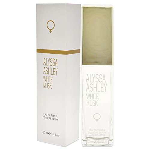 Alyssa Ashley Musk - Perfume for Men and Women with Citrus and Sicilian Bergamot - Long Lasting - Womens Fragrances - 3.4 oz Cologne Spray