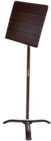 Amazon Basics Portable Height Adjustable Sheet Music Stand, Sturdy Metal, Black