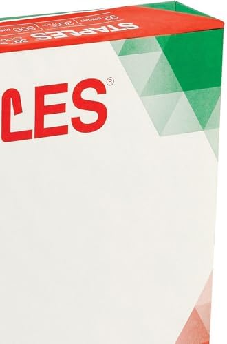 Staples 30% Recycled 8.5-Inch X 11-Inch Copy Paper 20 Lbs 92 Brightness 500/Ream, For Office, School & Home
