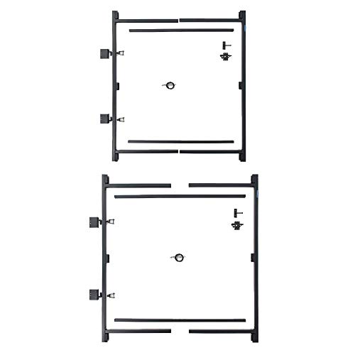 Adjust-A-Gate Steel Frame Anti Sag Adjustable Gate Building Kit 60 Inches to 96 Inches and 36 Inches to 60 Inches Set