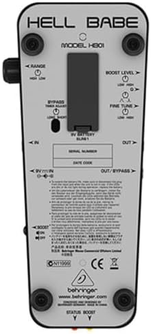 Behringer ULTRA METAL UM300 Heavy Metal Distortion Instrument Effect Pedal, Pink
