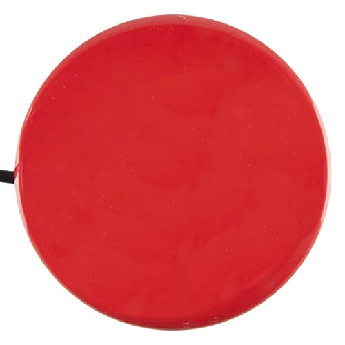 AbleNet Big Buddy Button Red Switch - Large Tactile Assistive Technology Adaptive Switch Device for Accessibility - Product #56100
