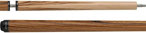 Action Cues - Zebra Sneaky Pete Jump Break Cue, includes case, 19oz