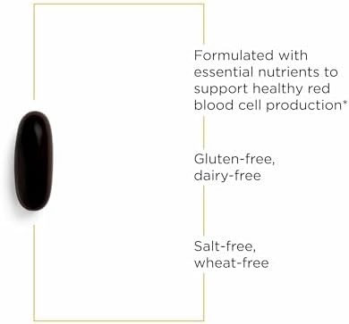 Integrative Therapeutics Iron Complex - Wellness & Energy Support with Vitamins C & B12* - Includes Folate - Gluten-Free & Dairy-Free - 90 Softgels