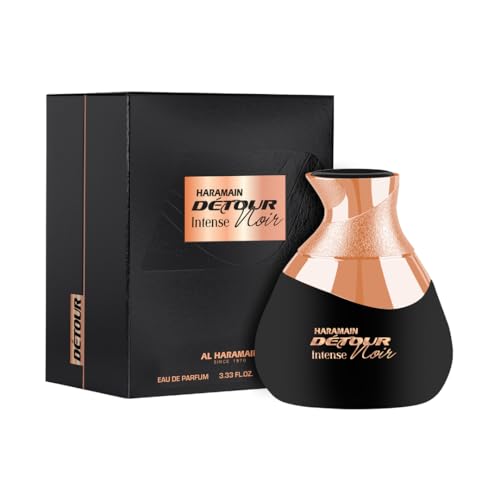 Al Haramain Detour Noir Eau de Perfume Spray for Unisex, 3.33 Ounce