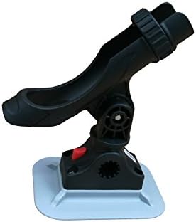 Brocraft Glue On Boat Rod Holder for Ribs Kayak & Inflatable Boat/Inflatable Boat Rib Mount Rod Hodler