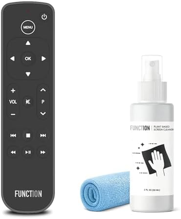 Function101 Button Remote for Apple TV (Infrared Edition) — Apple TV Replacement Remote for Apple TV 4K & All Models | Traditional Button Layout