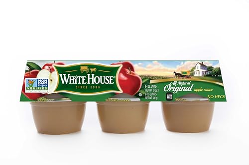 White House Regular Apple Sauce in Cup, 4 Ounce -- 72 per case.