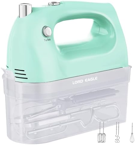 Lord Eagle Hand Mixer Electric Handheld 400W 5-Speed Lightweight