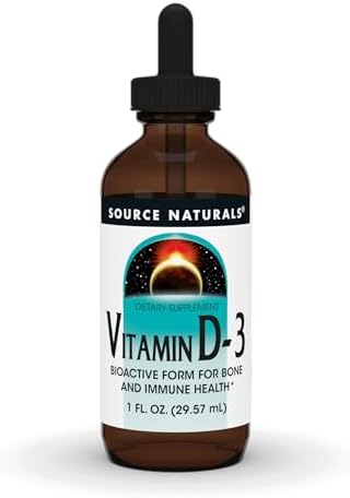 Source Naturals Vitamin D-3 Liquid Drops 2000 iu Supports Bone & Immune Health - 4 Fluid oz | Bioactive Form For Bone And Immune Health*