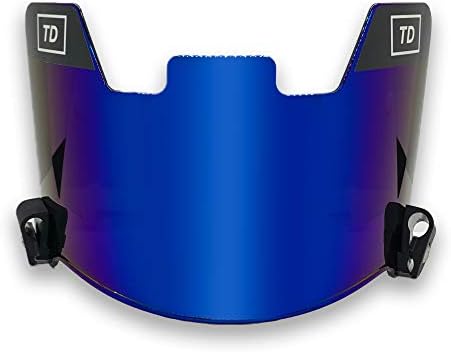 TD Sports Football Visor | Fits Kids, Youth, and Adult Helmets | Eye Protection for Helmet and Facemask