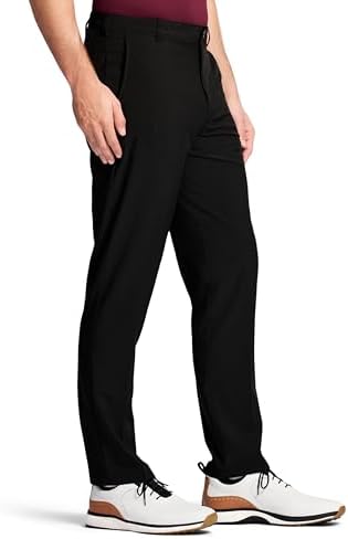 Izod Mens Golf Swingflex Straight-fit Flat-Front Pants