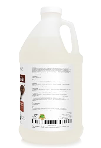 velona USDA Organic Pumpkin Seed Oil - 1 Gallon / 128 fl oz, Cold Pressed