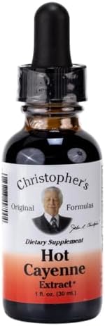 Christopher's Original Formulas Hot Cayenne Extract, 1 fl oz - Natural Herbal Supplement