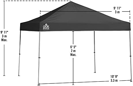 Quik Shade Weekender Elite 10 x 10 ft. Straight Leg Canopy, White